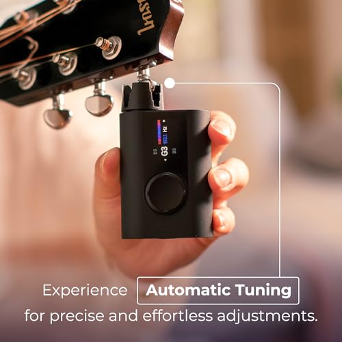 ROADIE 3 | Smart Automatic Guitar Tuner, Metronome & String Winder | For Electric Guitars, Acoustic Guitars, 12-String Guitars, Ukulele, Banjo