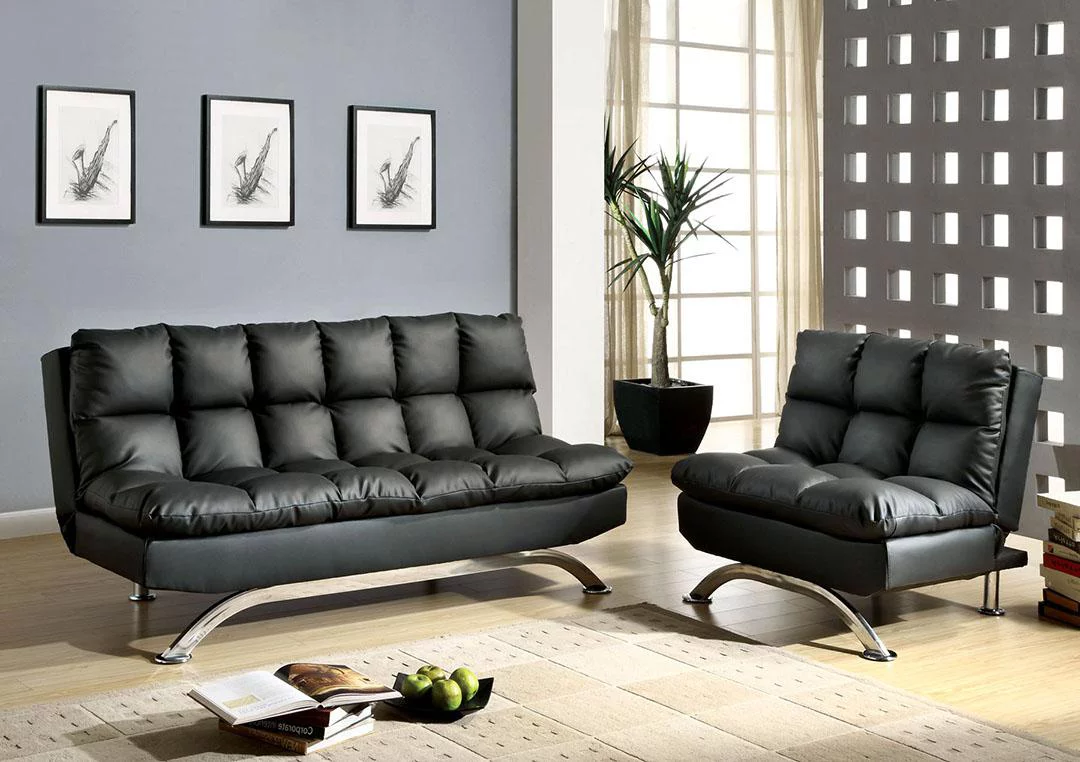 Futon Sofa, White