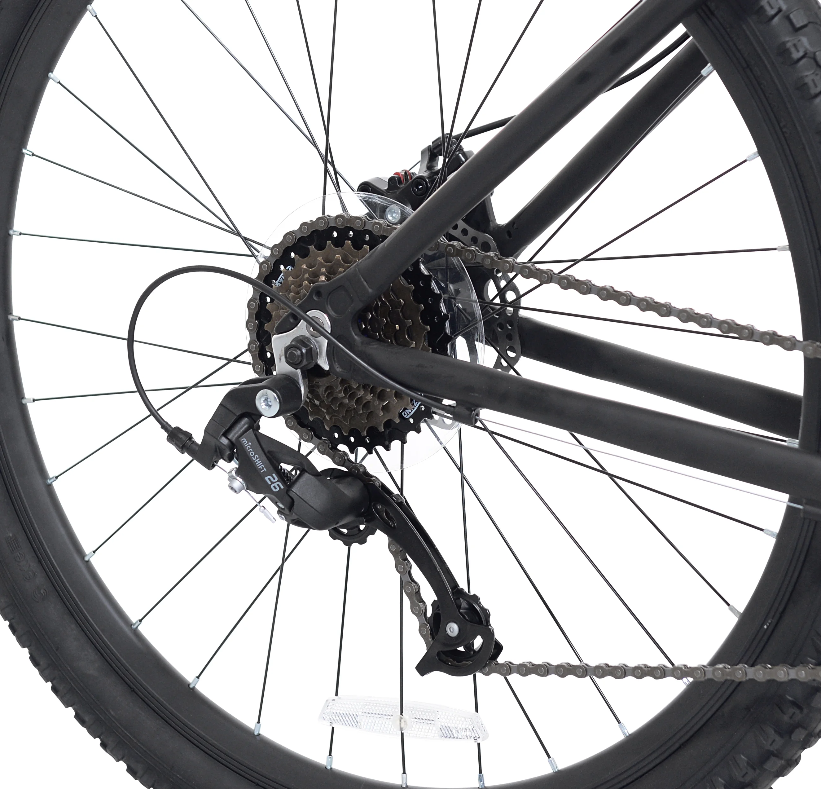 Ozark Trail 27.5 Vibe Mountain Bike, Medium Frame, Black, Adult, Unisex