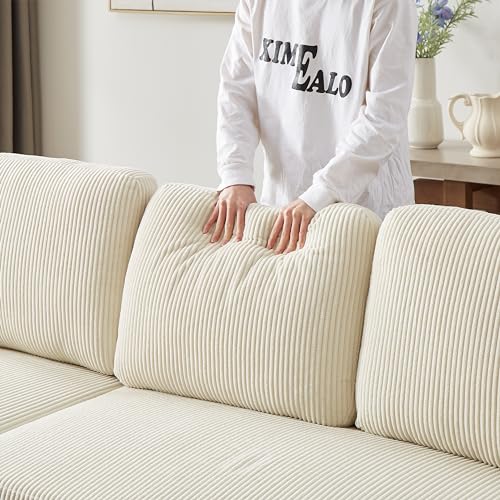 L-Shaped Pull Out Sleep Sofabed,Modern Reversible Sleeper Sectional Sofa Chenille Upholstered Button Tufted Decor with Storage Chaise