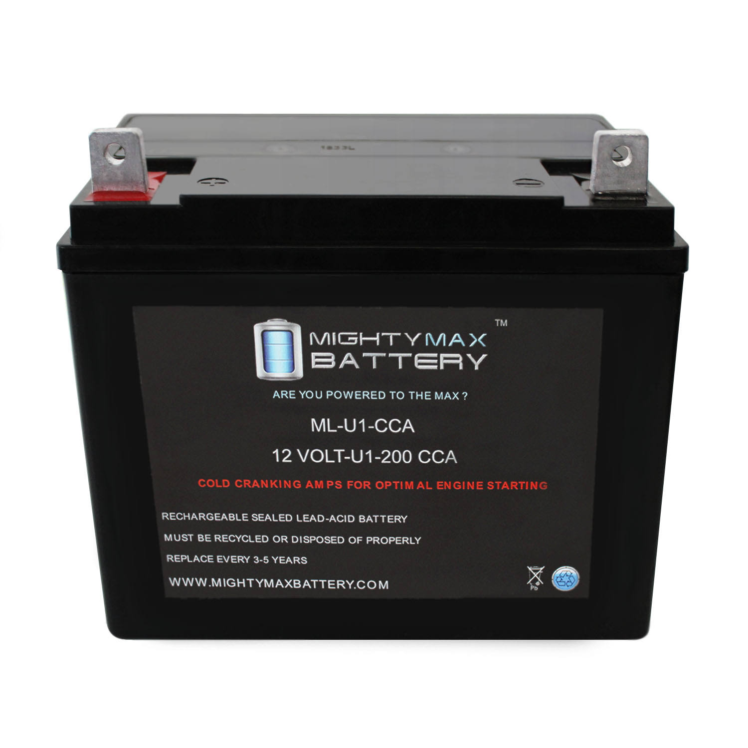 Ml-u1 12V 200cca Battery for MTD Z2256 Zero-Turn Radius Lawn Mower