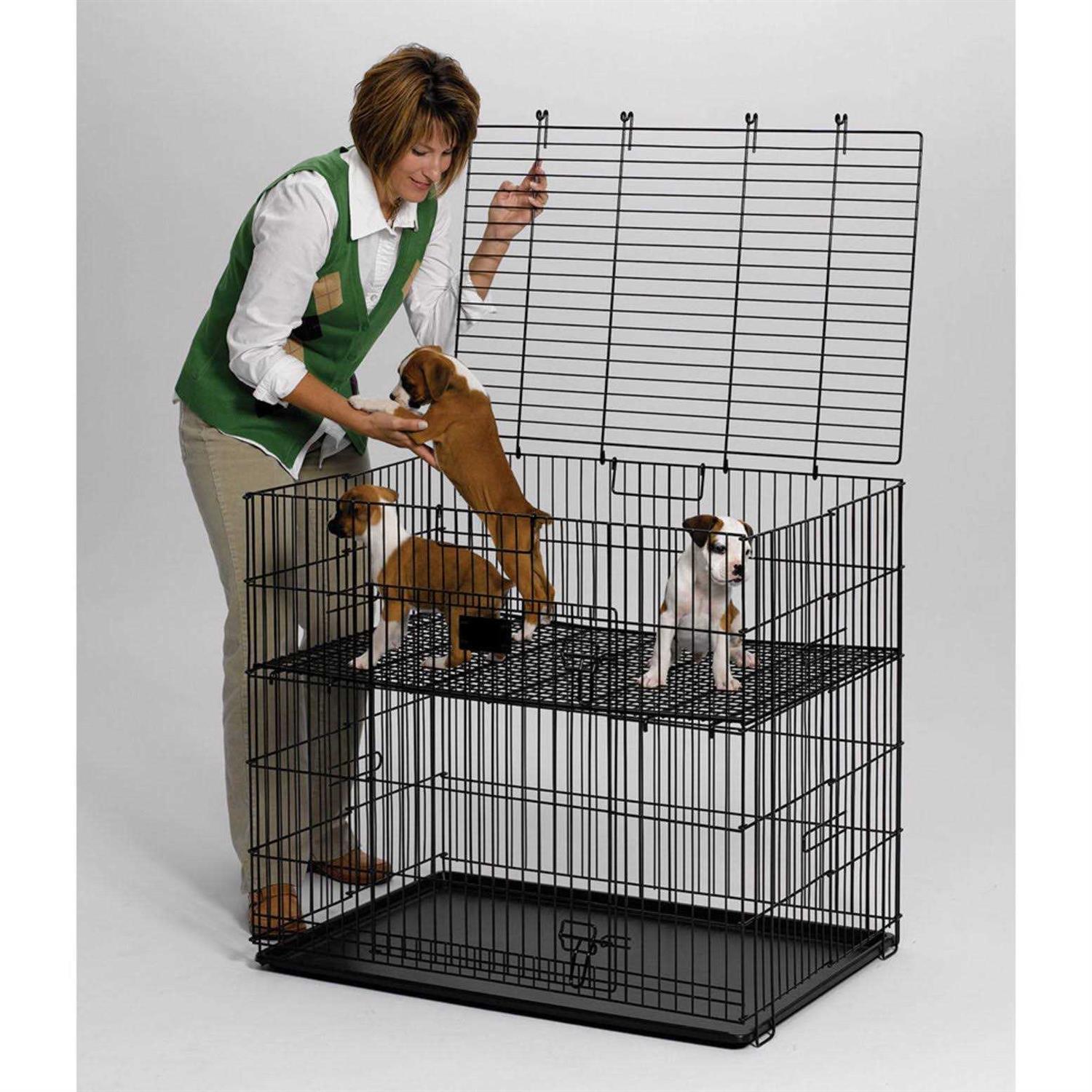 Midwest Puppy Playpen with Plastic and Floor Grid - Pet Supplies online store