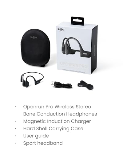 SHOKZ OpenRun Pro - Open-Ear Bluetooth Bone Conduction Sport Headphones