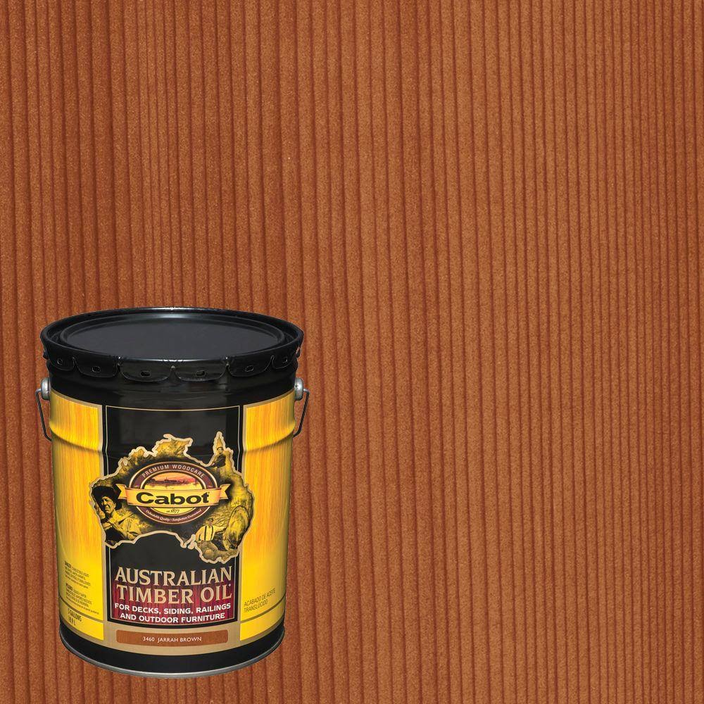 Cabot 3460 Australian Timber Oil Jarrah Brown 5 Gallon