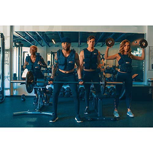 miR Air Flow Weighted Vest with Zipper Option 20lbs - 60lbs Solid Iron Weights Machine Washable. Workout Vest for Men and Women