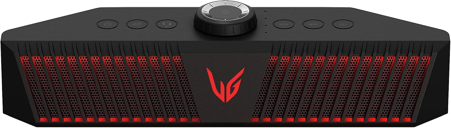 LG Ultragear GP9 - Portable Gaming Speaker with DTS Headphone:X, Hi-Fi Quad DAC, Microphone for Voice Chat, 5 Hour Battery Life, Hi Resolution Audio