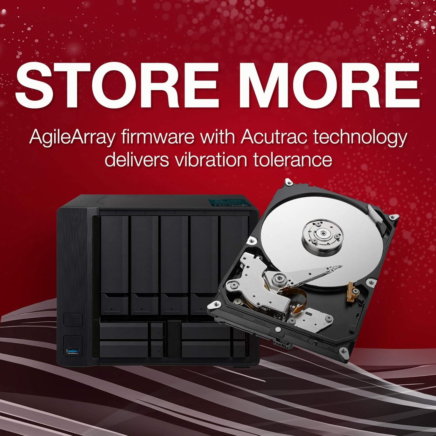 Seagate IronWolf 8TB NAS Internal Hard Drive HDD – CMR 3.5 Inch SATA 6Gb/s 7200 RPM 256MB Cache for RAID Network Attached Storage