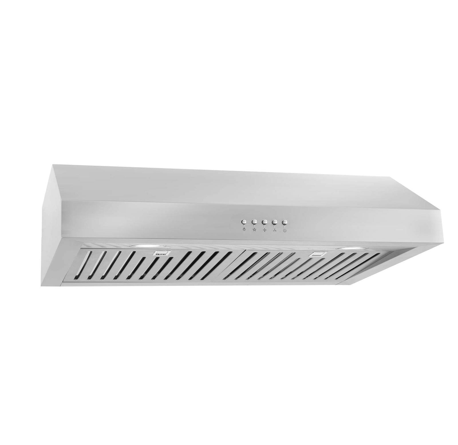 Cosmo UC30 Stainless Steel Under Cabinet Range Hood, 30x22