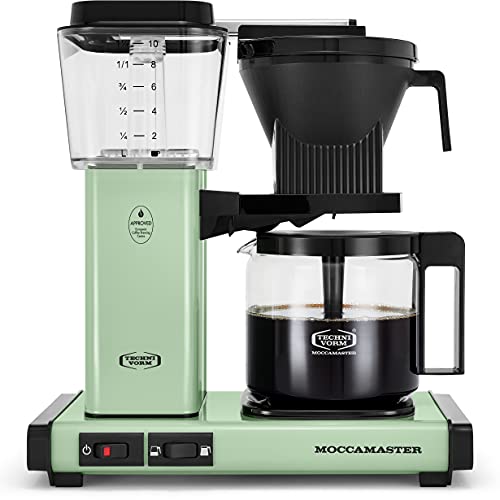 Technivorm Moccamaster 53941 KBGV Select 10-Cup Coffee Maker, Polished Silver, 40 ounce, 1.25l