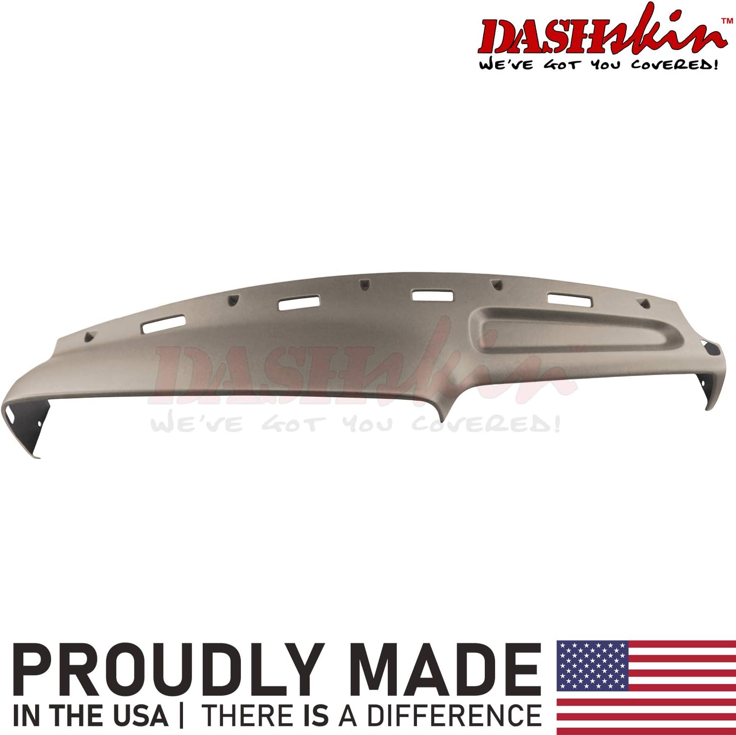 DashSkin Molded Dash Cover Compatible with 1997 Dodge Ram in Mist Grey (USA Made)