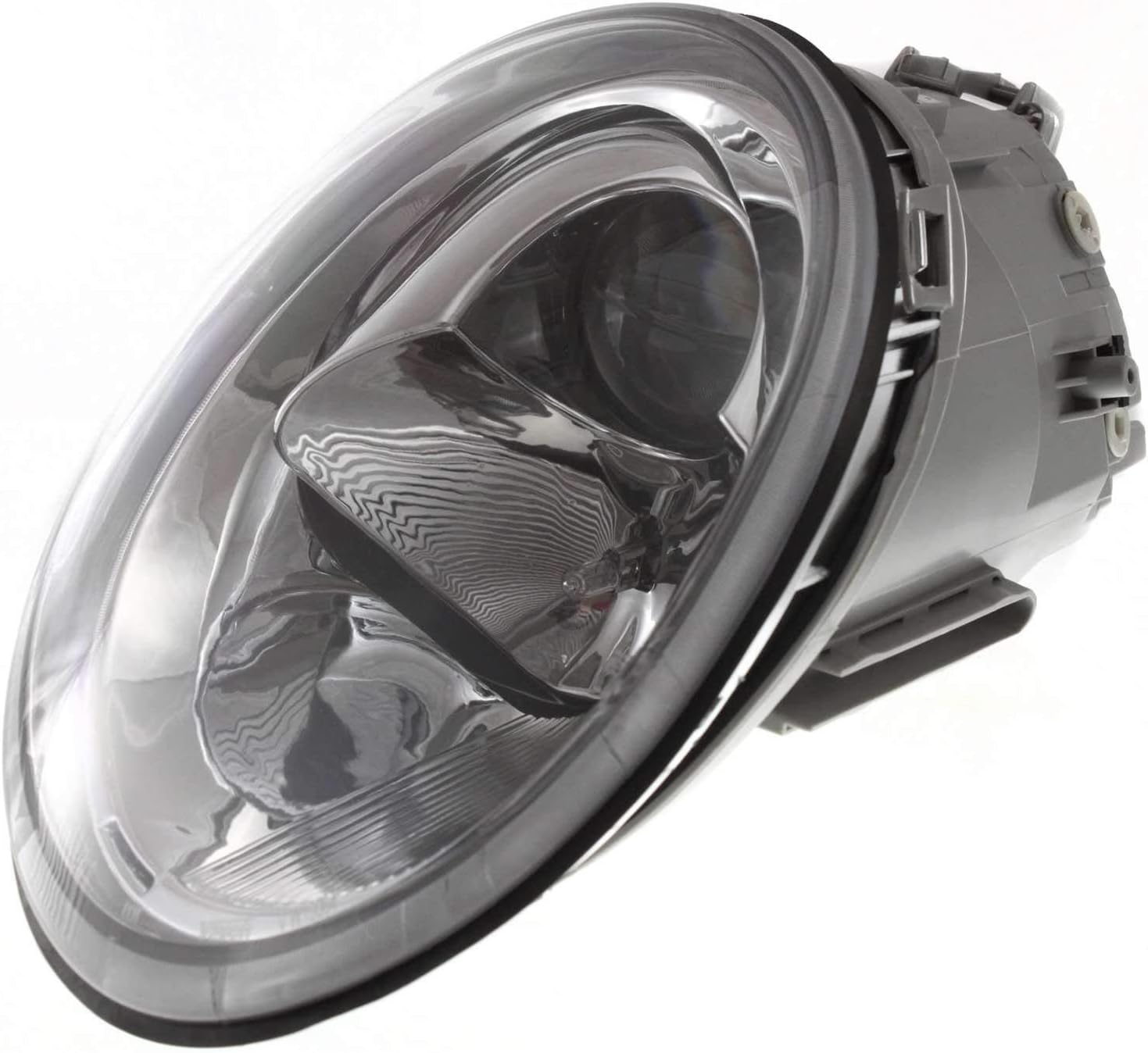 Evan-Fischer Headlight Set Compatible with 1998-2005 Volkswagen Beetle Left Driver and Right Passenger Side Halogen With bulb(s)