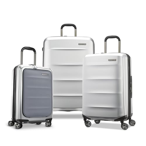 Samsonite Carry-On Pro Front Pocket Hardside Expandable 21-Inch Octiv Luggage: Durable & Impact Resistant, 360° Aero Trac Spinner Wheels
