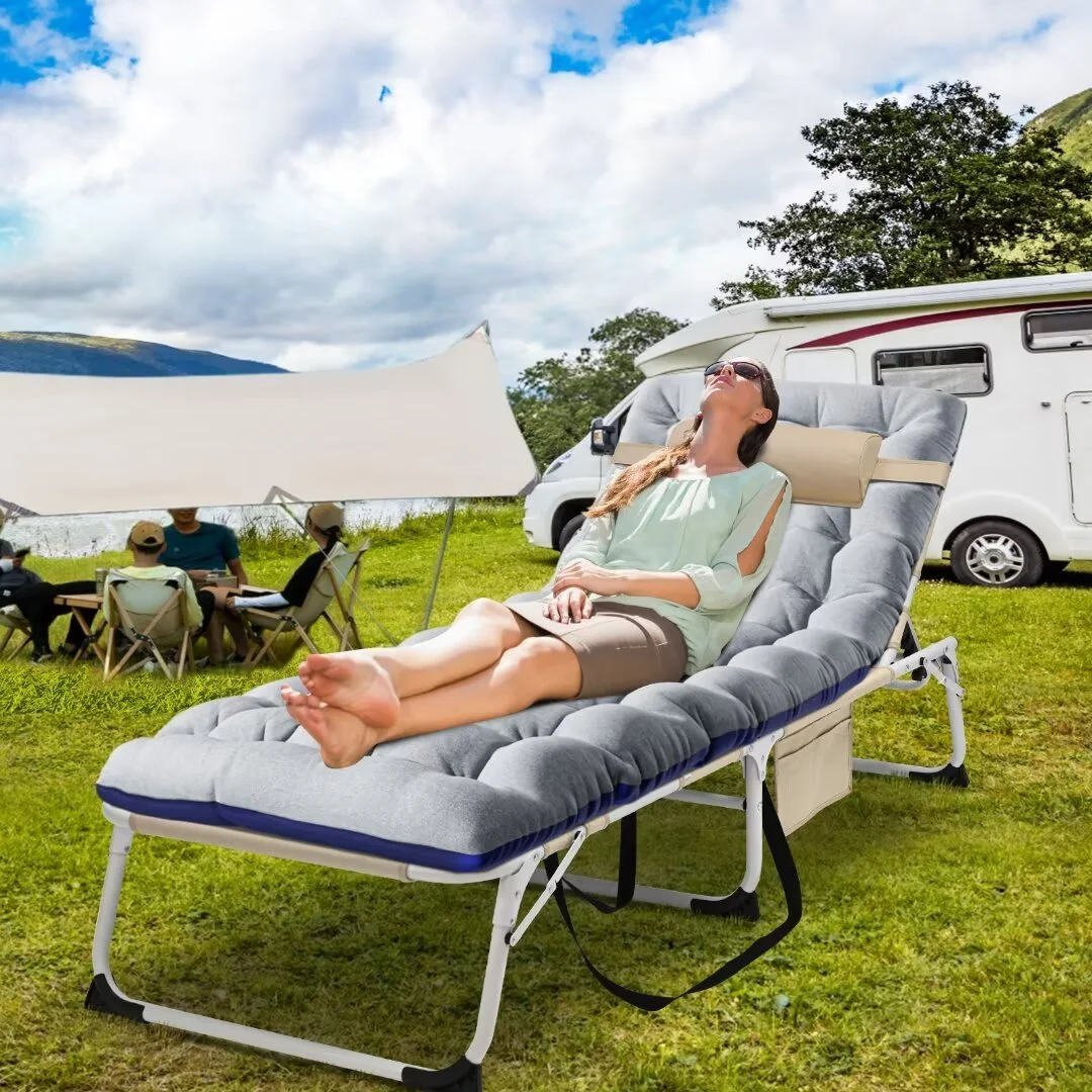 Docred 2-Pack Outdoor Chaise Lounge Chair