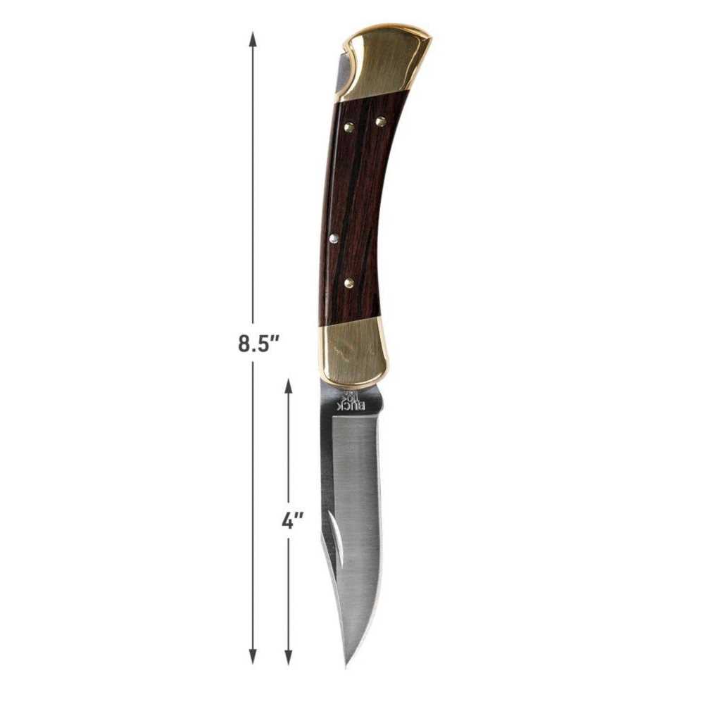 Buck 110 Folding Hunter Knife with Ebony Handle - Sports Supplies Online Store