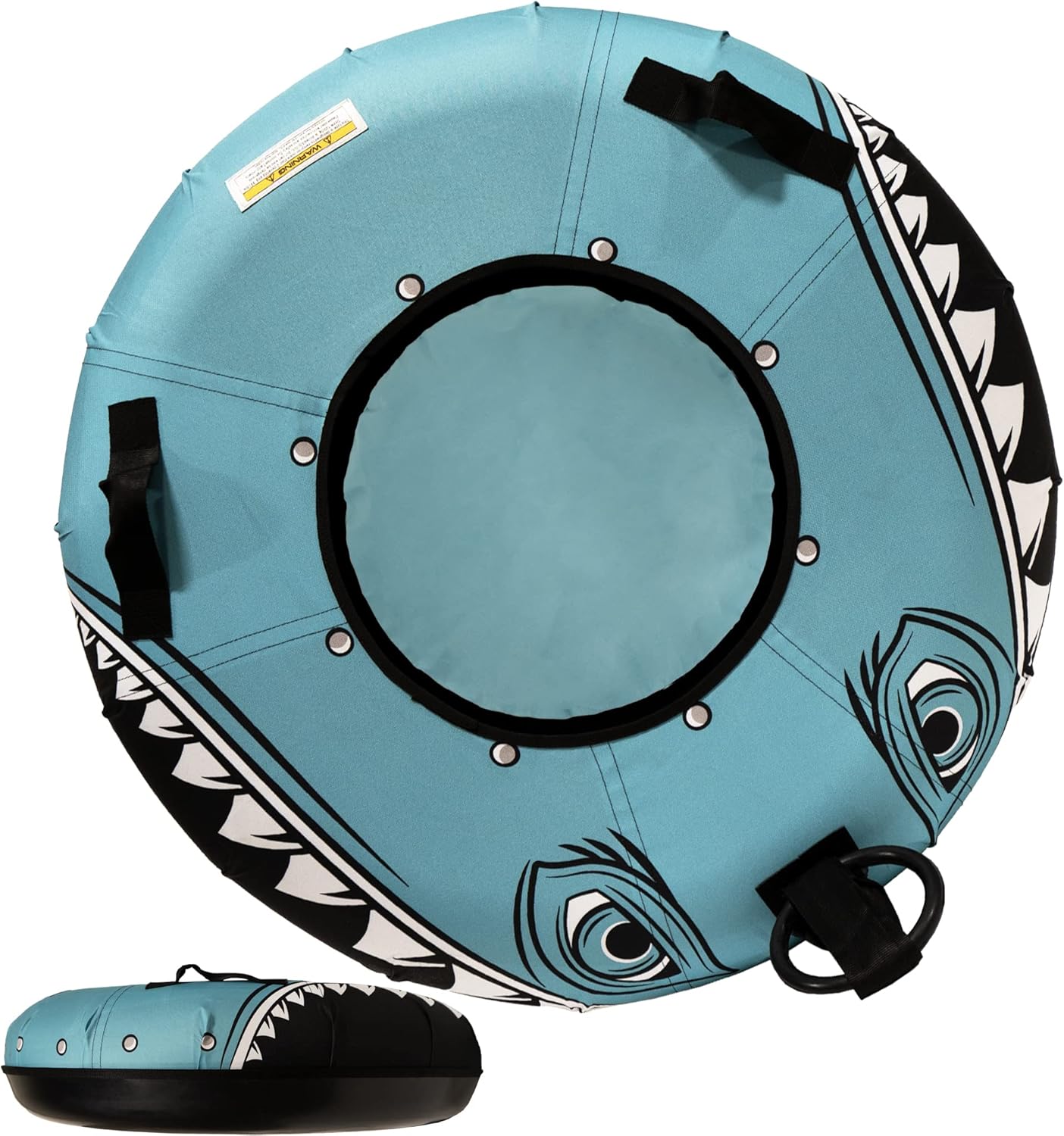 SNOWI™ - The Snow Tube Snow Monster- Heavy Duty Snow Sleds | Hard Plastic Bottom, High Speed Tubes, Inflatable Snow Sled for Adults & Kids