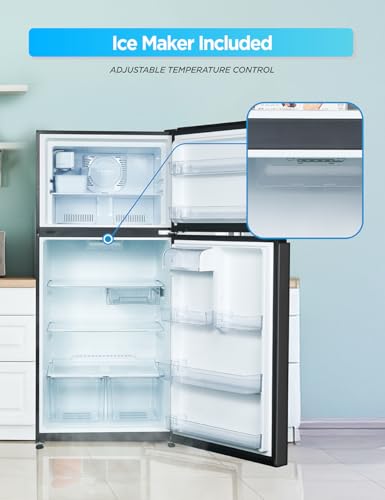 Commercial Cool 11.1 Cu. Ft. Convertible Freezer Refrigerator, Upright Fridge with Glass Shelves, Reversible Door, ENERGY STAR rated, Auto Defrost