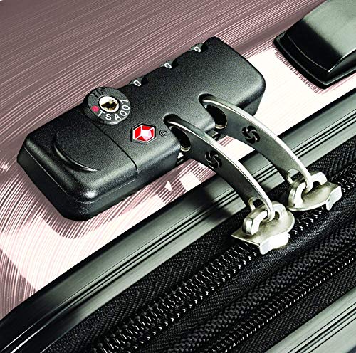 Samsonite Winfield 2 Hardside Expandable Luggage with Spinner Wheels, Brushed Anthracite, Checked-Large 28-Inch