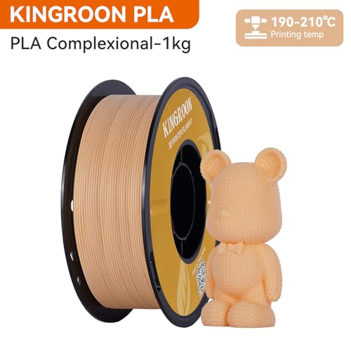 Kingroon PLA 3D Printer Filament, 12Rolls, Dimensional Accuracy +/- 0.03 mm, 12kg Spool(26.4lbs)