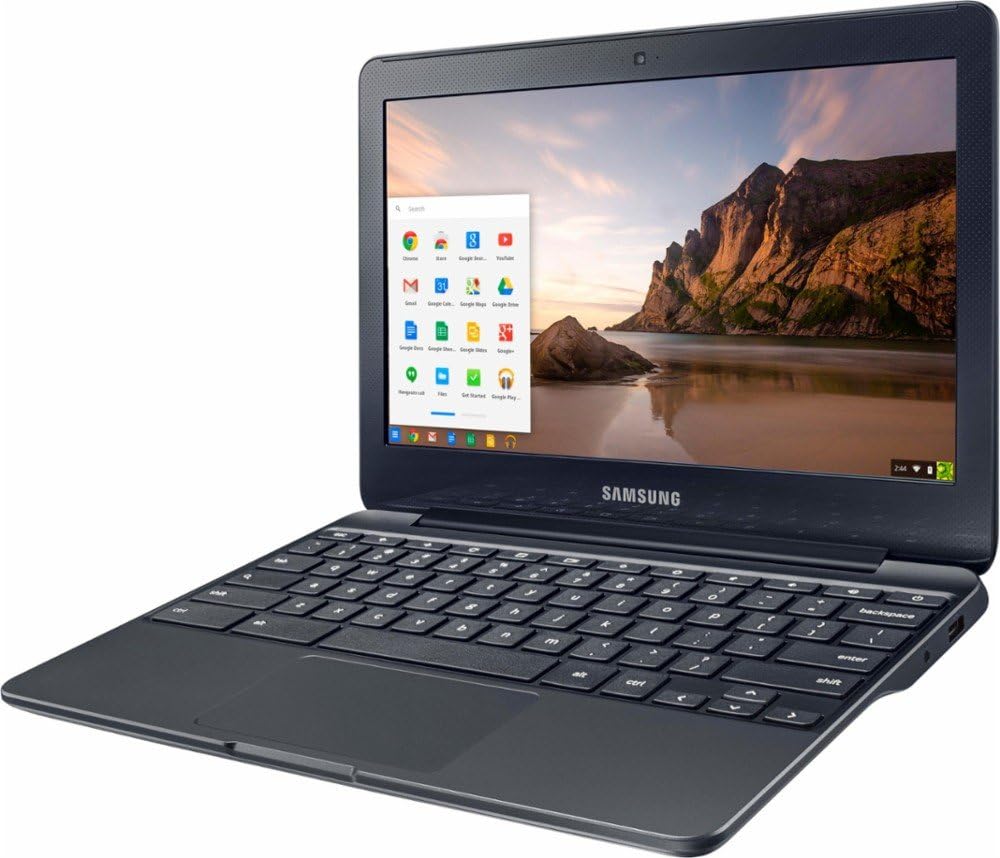 Samsung High Performance Chromebook computer, Intel Dual-Core Celeron N3060 up to 2.48GHz, 11.6 inch WLED HD Display, 4GB DDR3, 32GB eMMC, 802.11ac