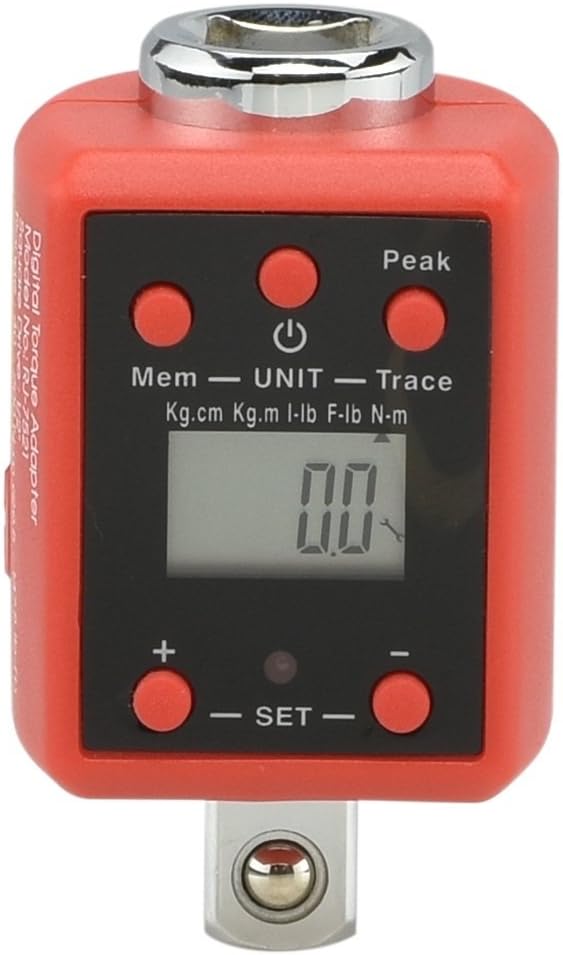 NEIKO 20742A Digital Torque Adapter 3/8" Drive | 14.7-99.6 Foot-Pound | Audible Alert Pack of 2