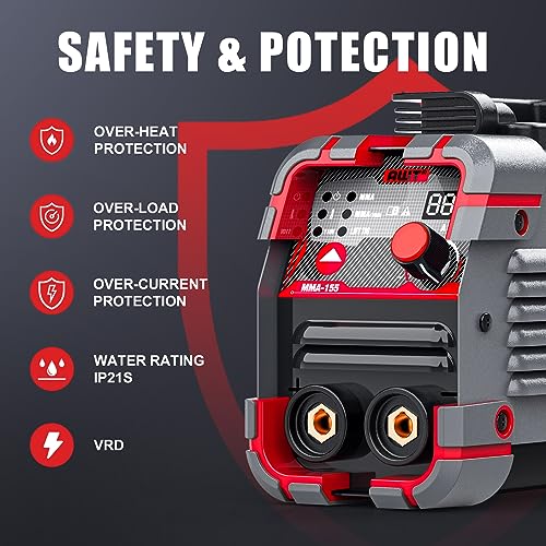 AWT Stick Welder 155Amp Mini Welder 2 in 1 ARC Welder/Lift TIG Welding Machine 110/220V with VRD