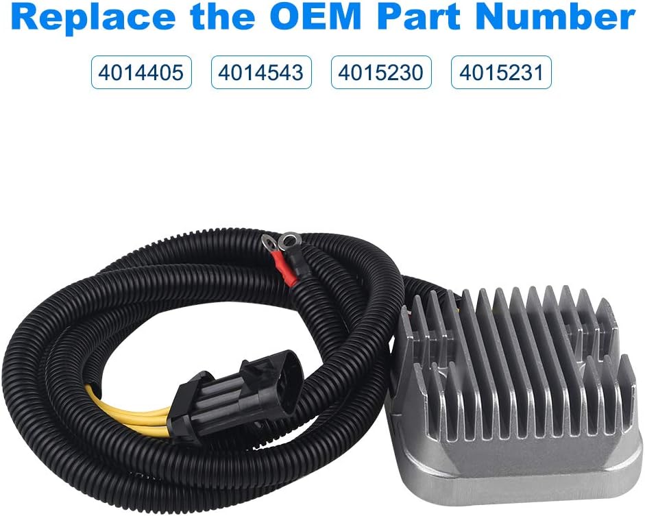 WMPHE Compatible with 4014543 Voltage Regulator Rectifier Polaris Sportsman 450 HO 570 ETX SP 570 X2 570 2014 2015 2016 2017 2018, 4014405, 4015230