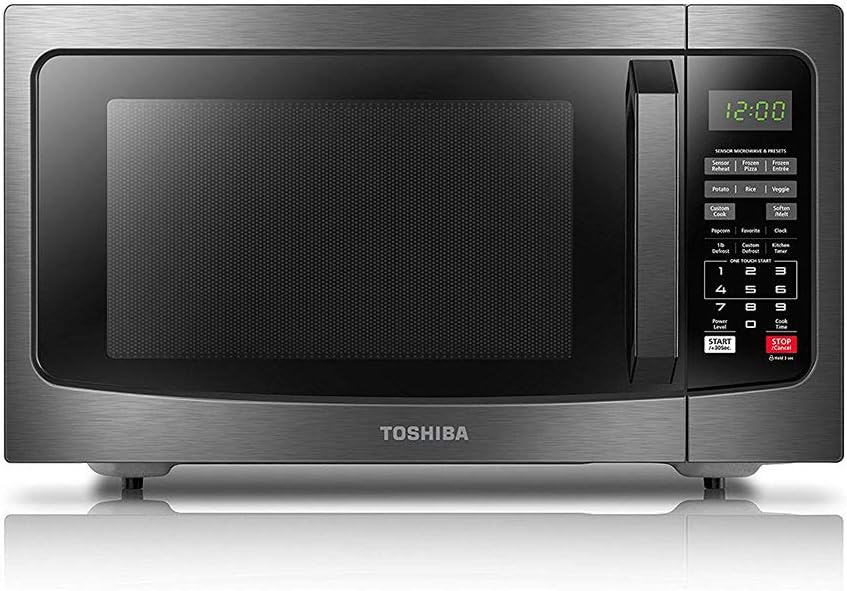 Nostalgia Retro Compact Countertop Microwave Oven - 0.7 Cu. Ft. - 700-Watts with LED Digital Display - Child Lock - Easy Clean Interior