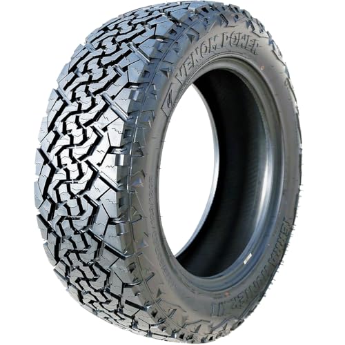 Venom Power Terra Hunter X/T XT All-Terrain Mud Light Truck Radial Tire-37X13.50R20LT 37X13.50X20 37X13.50-20 127Q Load Range E LRE 10-Ply BSW Black