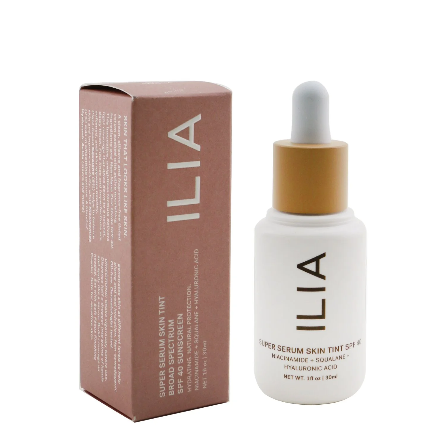 ILIA Super Serum Skin Tint SPF 40 - # ST12 Kokkini (Medium With Neutral Warm Undertones)  30ml/1oz