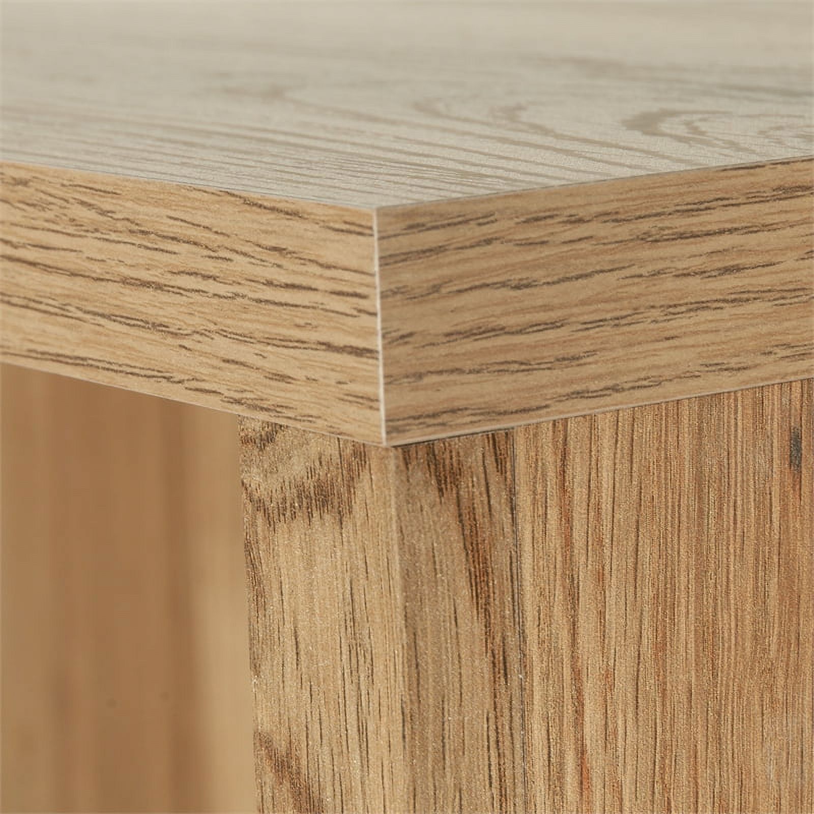 Sauder Rosedale Ranch Engineered Wood Library with Hidden Storage in Timber Oak