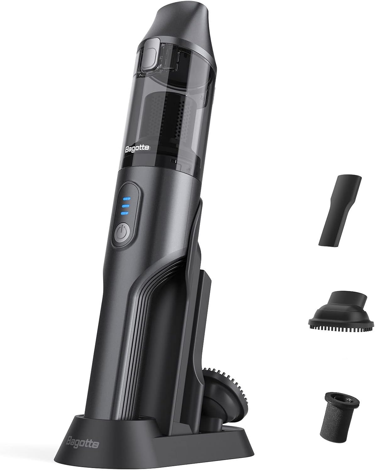 Handheld Vacuum Cleaner Cordless, Portable Lightweight Hand Vacuum Bagotte, Rechargeable 2600mAH Li-ion Battery, 3H Quick Charge