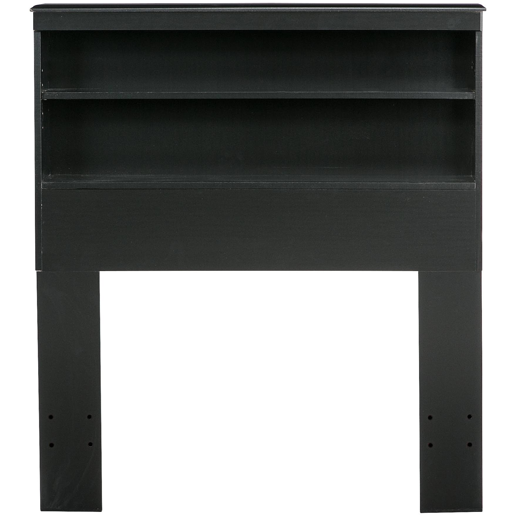 Kith Furniture | Jacob Black Twin Bookcase Headboard