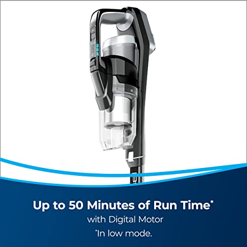 Bissell ICONPet Turbo Vacuum with Powerful Turbo Boost Suction, Tangle Free Brush Roll, & Parking Break, LED Crevice + Dusting Brush Tool