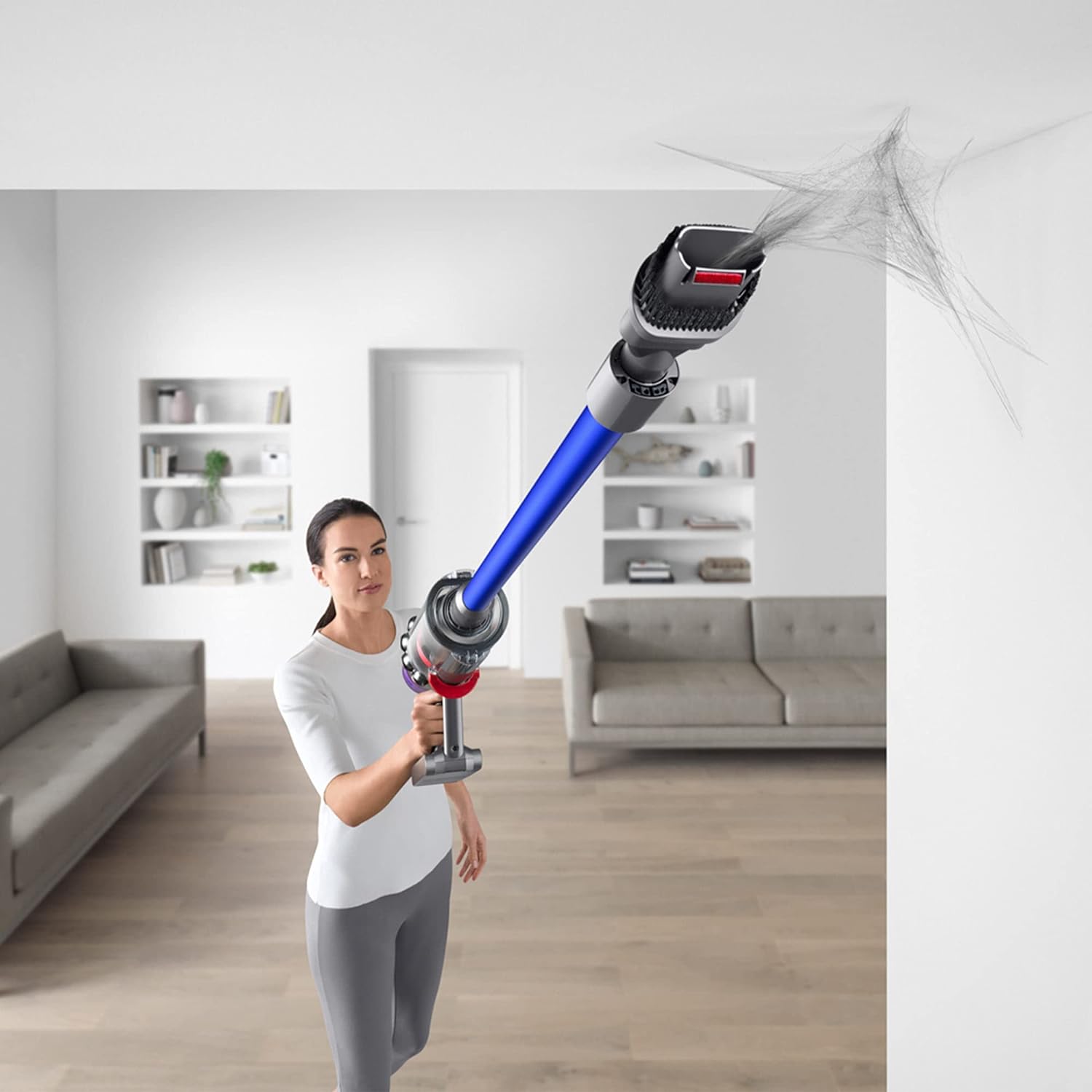 Dyson V11 Cordless Vacuum Cleaner, Nickel/Blue (Renewed) - Smart Home Appliances
