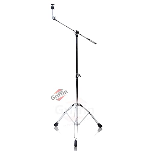 Griffin 6 Piece Drum Hardware Pack (Percussion TiltPro X Edition) – Full Stand Kit with Snare, Hi-Hat, Cymbal Boom