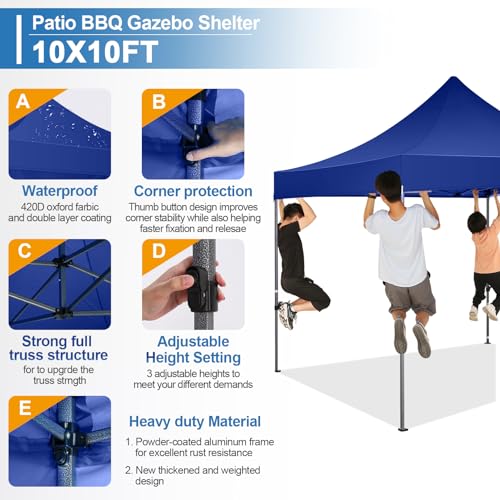 COBIZI 13x26 Pop Up Tent 13x26 Canopy with Sidewalls Heavy Duty Canopy Party Tent for Parties