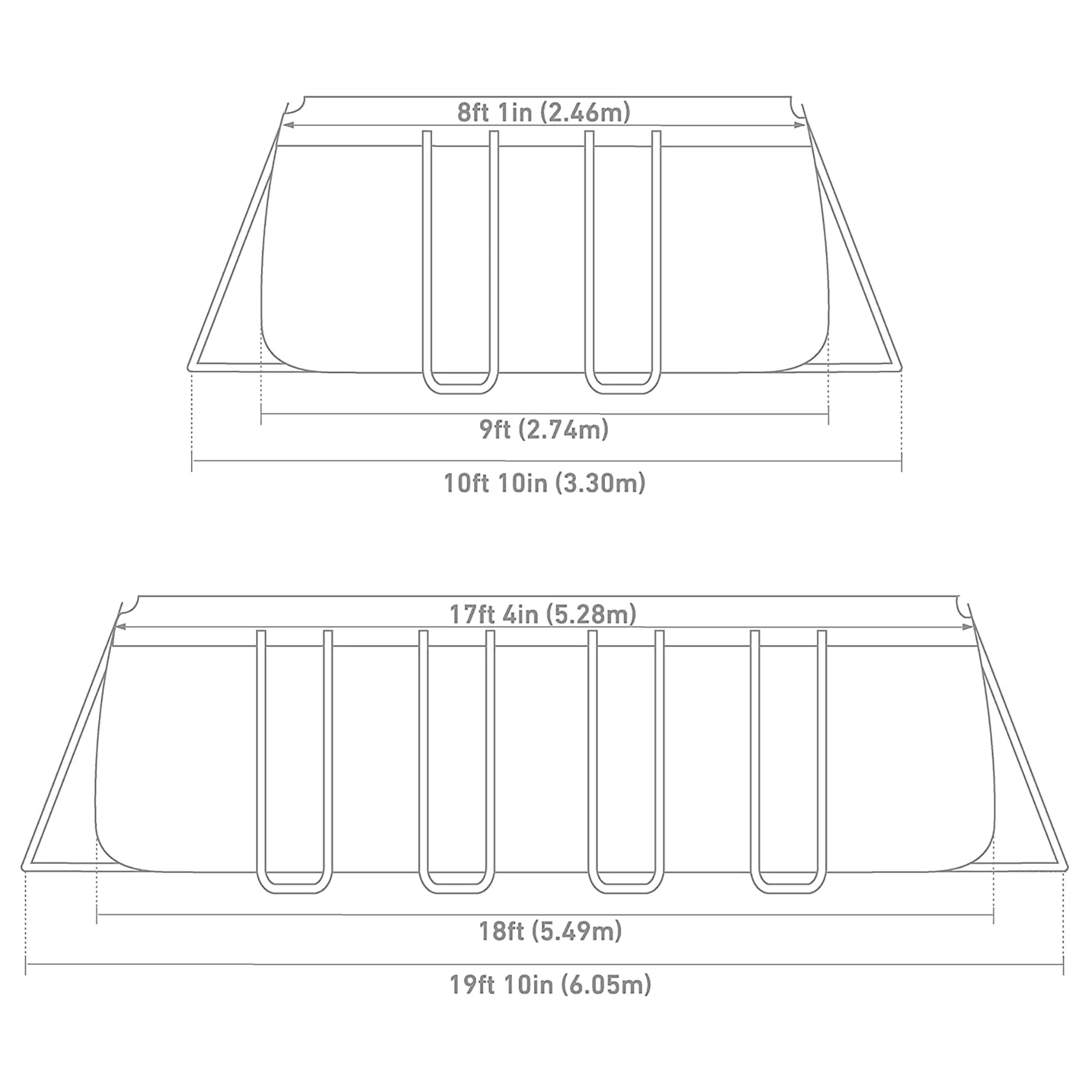 Intex 26373EH 32' x 16' x 52 Rectangular Ultra XTR Frame Swimming Pool w/ Pump
