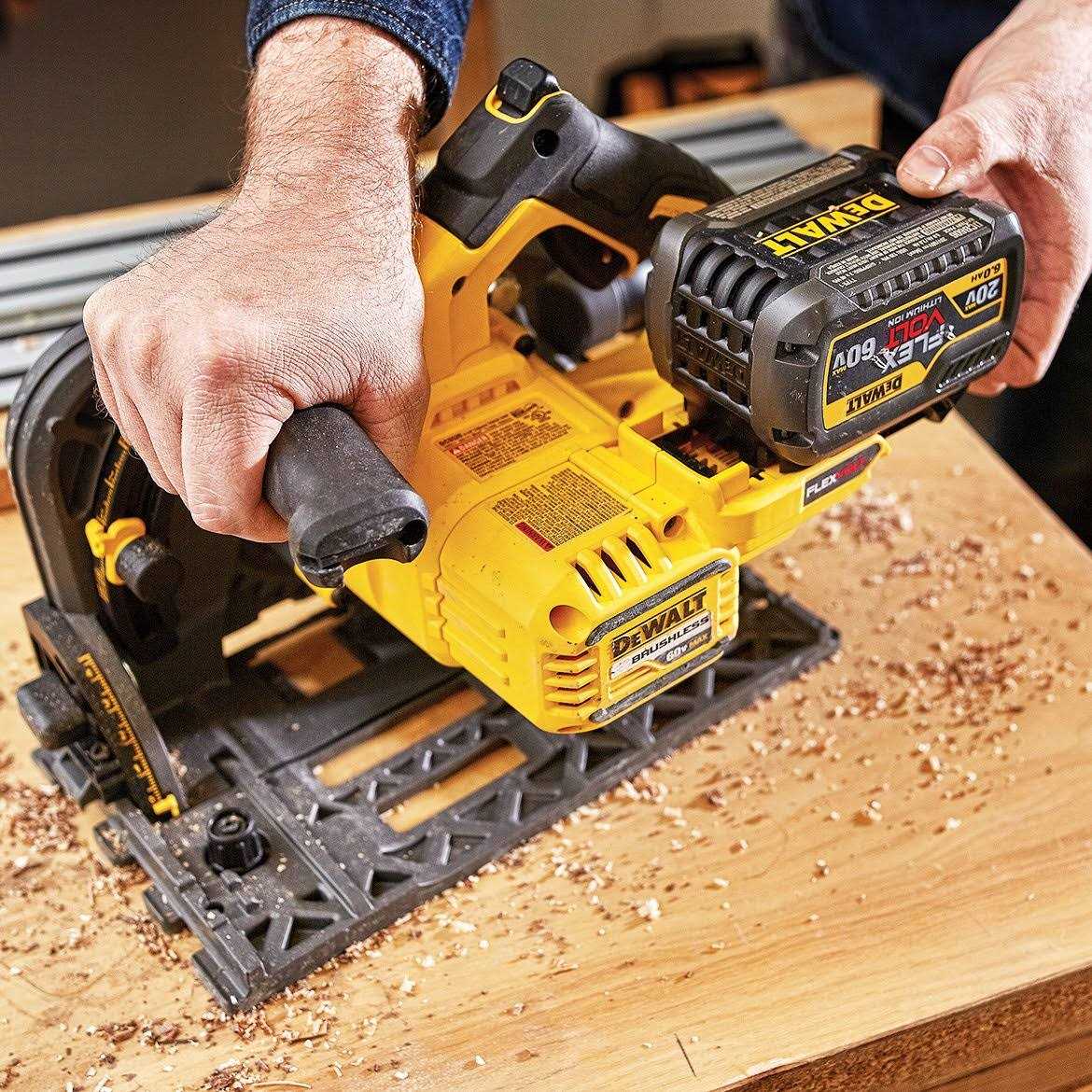 DeWalt DCS520B 60V Max 6-1/2 Cordless FLEXVOLT Tracksaw - Shop Hardware Tools Online Store