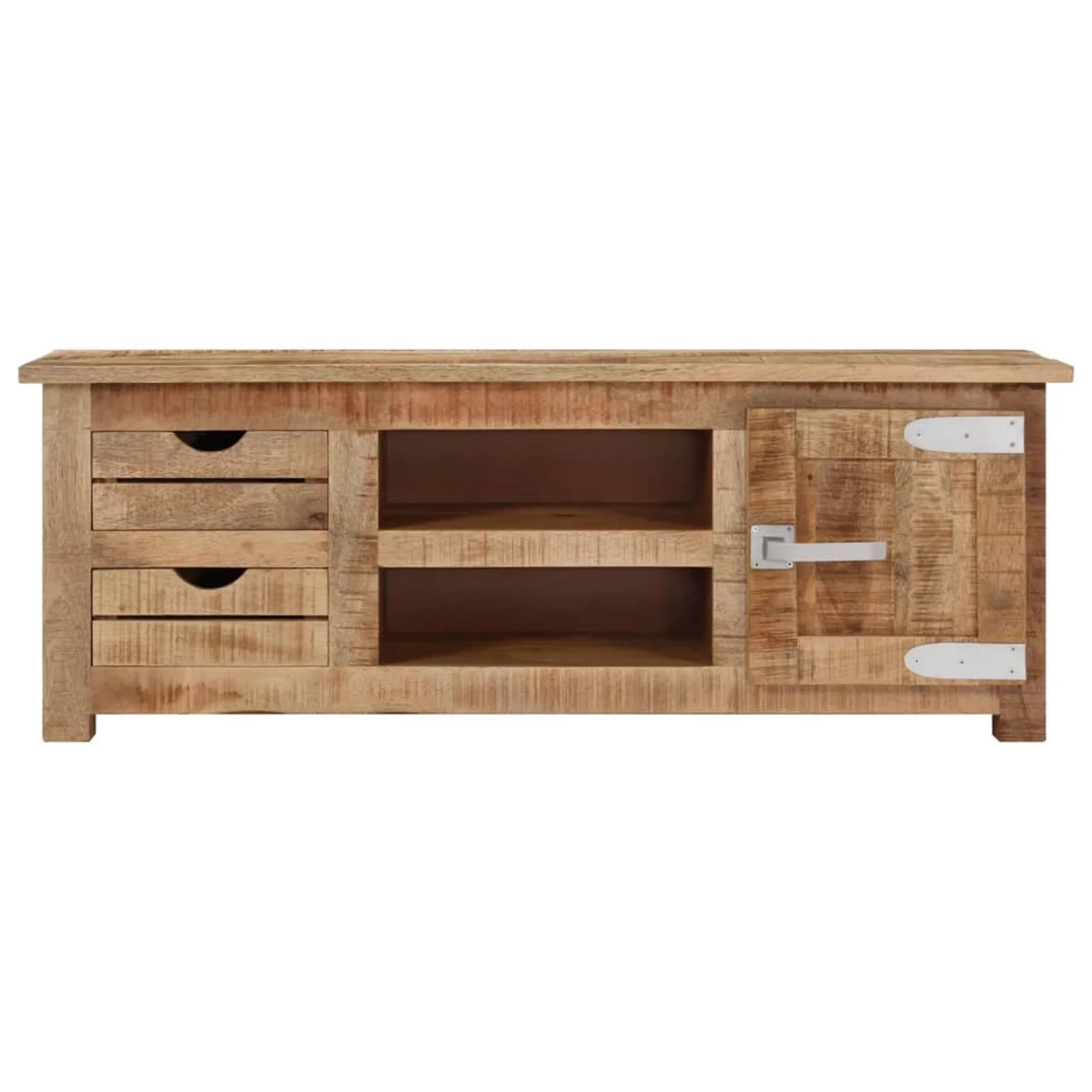 Anself TV Stand with 2 Storage Drawers