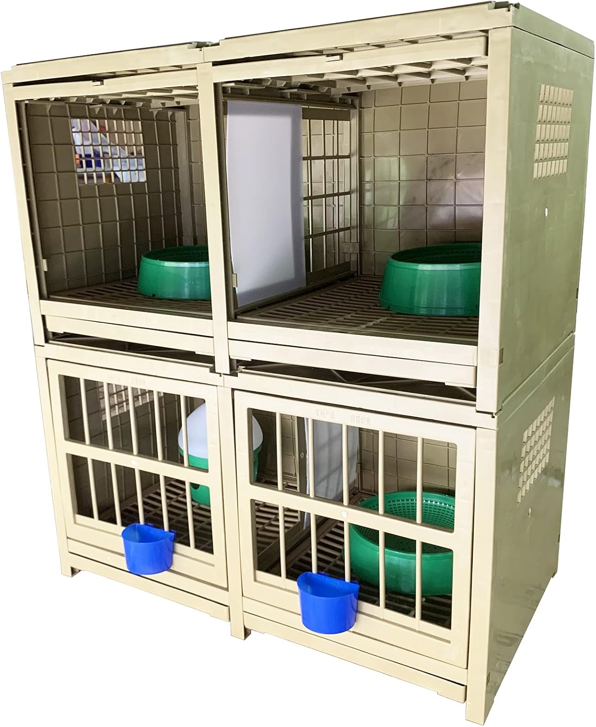 SRRPS PIGEON Pigeon Cage Plastic Pigeon Pairing Cage Bird Cage Pigeon Nest Box Carrier Combination Package Nest Solid Nest Rest and Pairing 32in