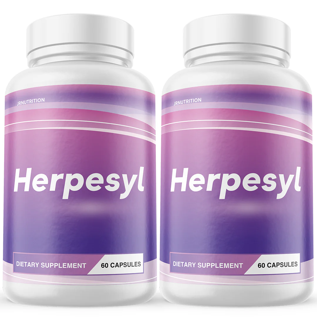 Herpesyl - Dietary Supplement 60 Capsules (2 Pack) - Kansas Nuitrition - HNZSDS