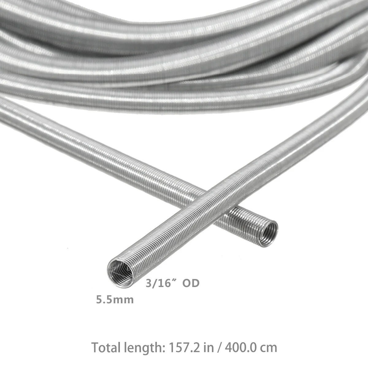 unbranded Stainless Steel Wire Brake Line Protector Brake Hose Tube Guard Spring Guard