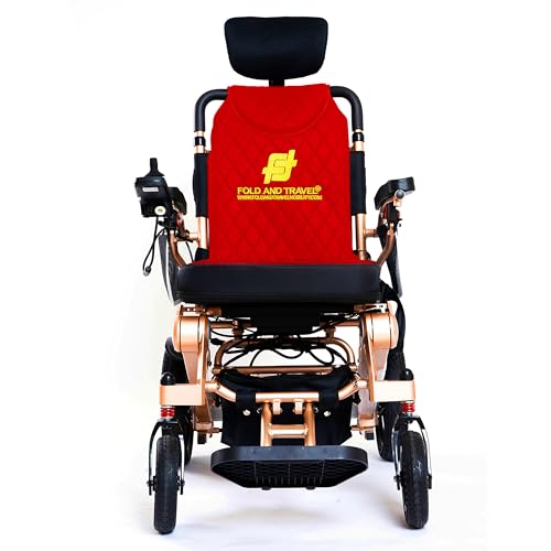 Enhanced Mobility Lightweight Foldable Electric Wheelchair for Seniors and Adults