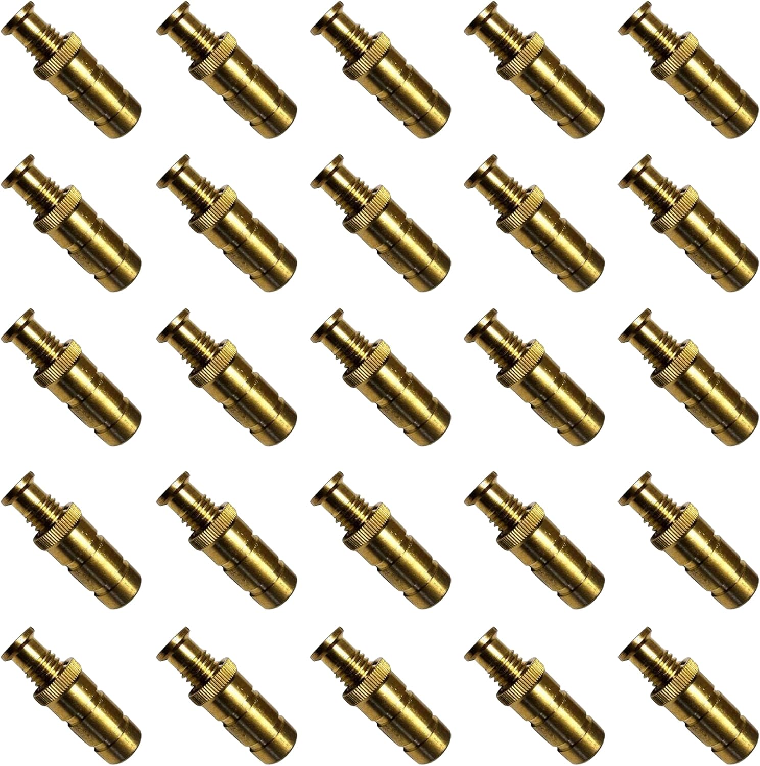 Poolzilla Pool Safety Cover Brass Anchors for Concrete and Pavers - 25 Pack - Universal Fit Pack of 2