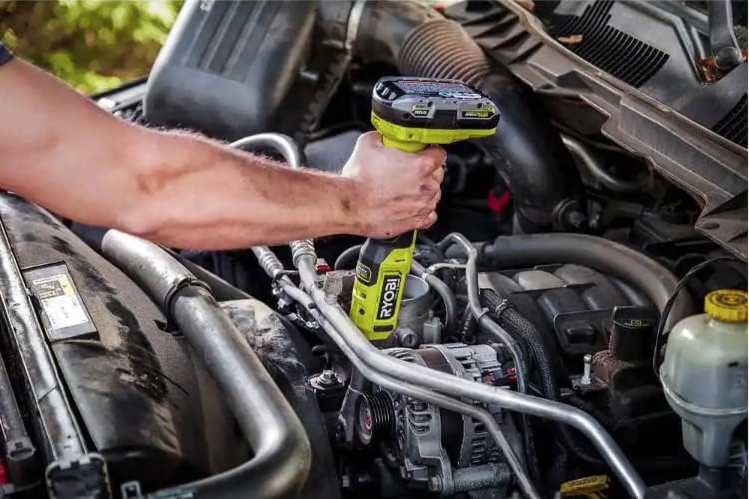RYOBI - ONE+ HP 18V Brushless Cordless 3/8 in. Extended Reach Ratchet (Tool Only) - PBLRC25B - Radiant Selections