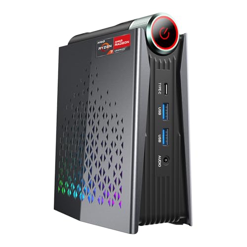 ACEMAGICIAN S3A Mini PC, Ryzen 7 5875U(up to 4.5Ghz), 16GB DDR4 512GB NVME SSD Mini Desktop Computer