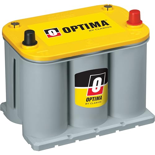OPTIMA Batteries High Performance D35 YellowTop Dual Purpose Sealed AGM Car, Truck and SUV Battery, 620 CCA, Maintenance Free, Versitile Mounting