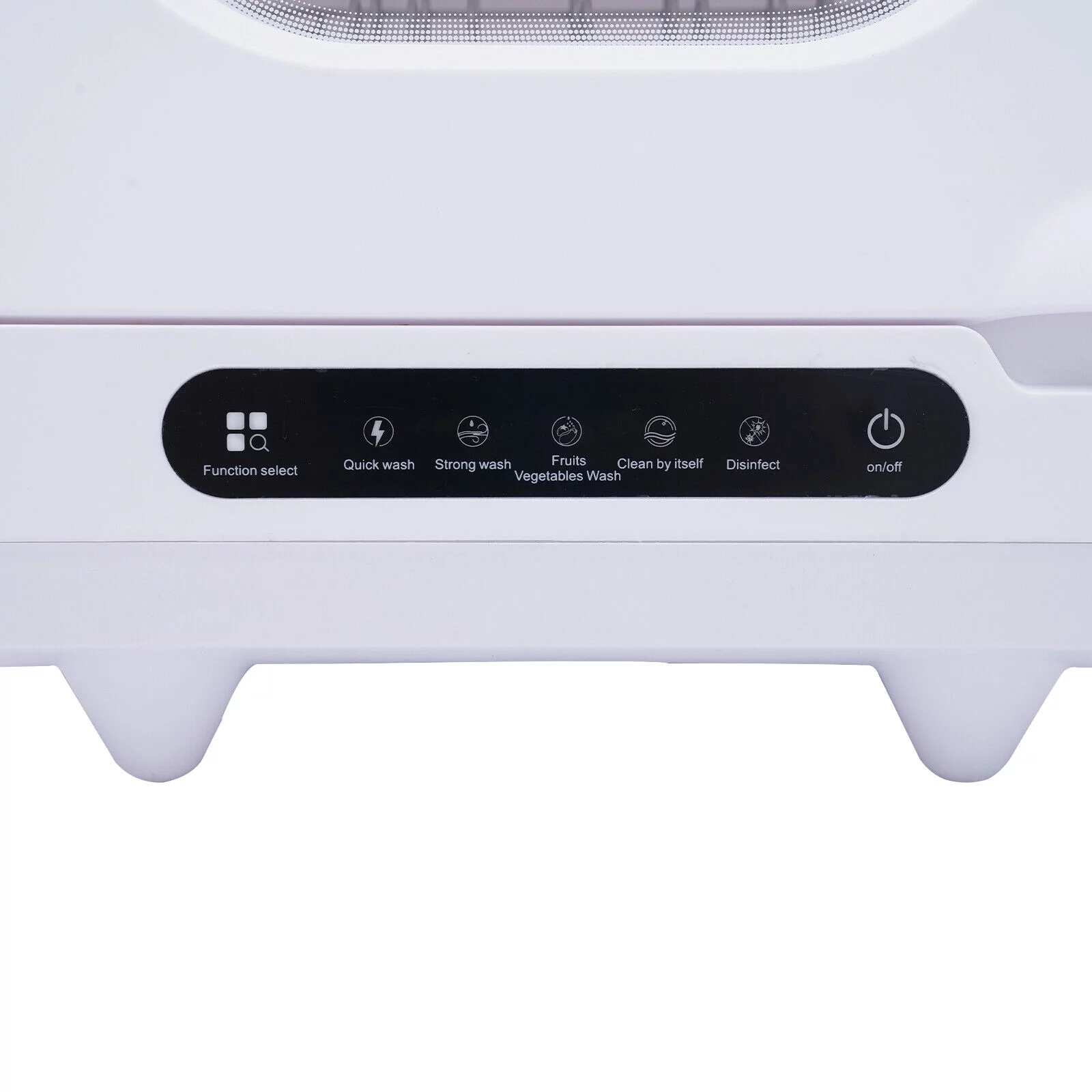 ZhdnBhnos Portable Countertop Dishwasher Compact Freestanding Dish Washing Machine 5 Cleaning Programs