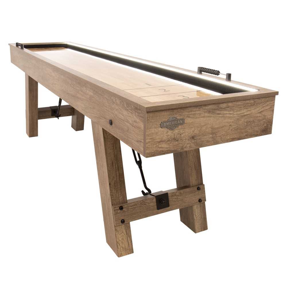 Brookdale American Legend LED 9 Shuffleboard Table American Legend - Sports Supplies Online Store