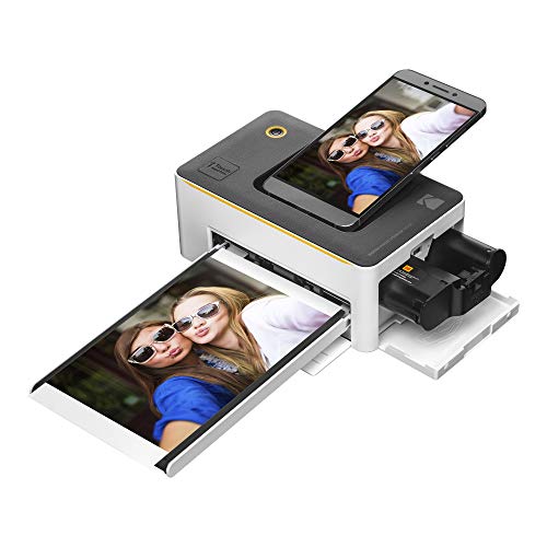 Kodak Dock Premium 4x6” Portable Instant Photo Printer, Bluetooth Edition | Full Color Photos, 4Pass & Lamination Process | Compatible with iOS